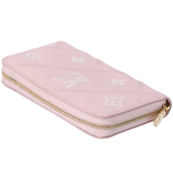 Louis Vuitton Zippy Wallet Monogram Empreinte Broderie M81138 Pink - Picture 4 of 5